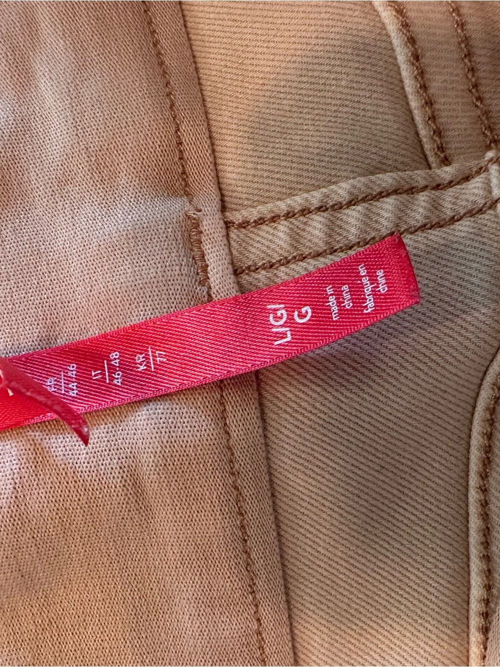 SPANX Pale Pink Mid-Rise Jean Shorts - Picture 3 of 3
